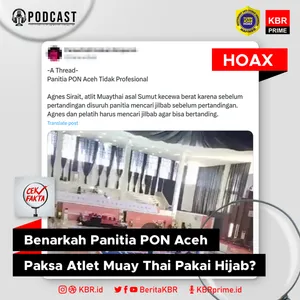 Cek Fakta: Panitia PON Aceh Paksa Atlet Muay Thai Pakai Hijab