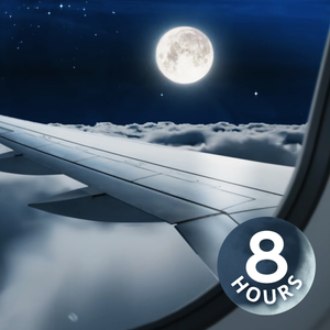 8 Hours Airplane White Noise for Sleeping | Fall Asleep on this Overnight Flight!