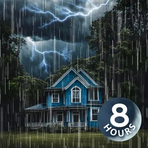 Rain on Roof and Thunderstorm Sounds for Sleeping | 8 Hour