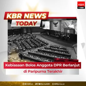 Kebiasaan Bolos Anggota DPR Berlanjut di Paripurna Terakhir