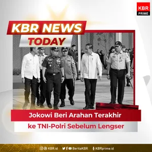 Jokowi Beri Arahan Terakhir ke TNI-Polri Sebelum Lengser