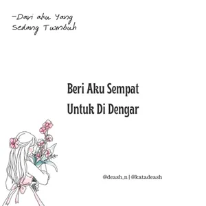 04.Beri Aku Sempat Untuk Di Dengar