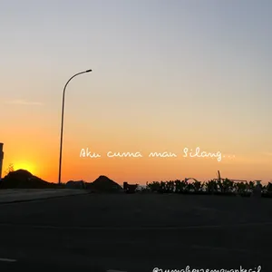 Aku cuma mau bilang... 