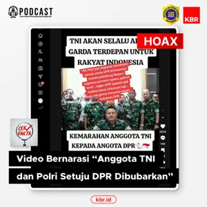 Video Bernarasi Anggota TNI dan Polri Setuju DPR Dibubarkan