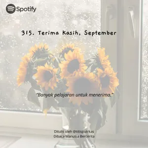 315. Terima Kasih, September