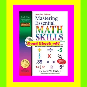 PDF/READ Mastering Essential Math Skills, Book 2: Middle Grades/High School, 3rd Edition: 20 minutes a day to success (Stepping Stones to Proficiency in Algebra) 