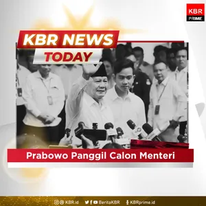 Prabowo Panggil Calon Menteri