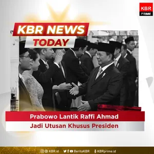 Prabowo Lantik Raffi Ahmad Jadi Utusan Khusus Presiden