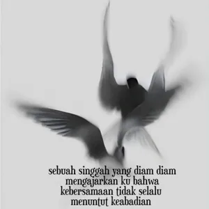 dan kehilangan tidak selalu berarti sia-sia.