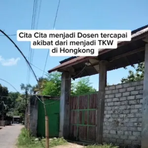 Menjadi TKW demi mengejar cita cita menjadi Dosen 