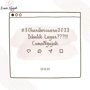 CUAP CUAP TENTANG DIBALIK LAYAR?! #30HARIBERSUARA2023