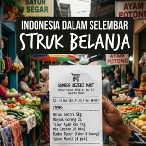 Indonesia dalam Selembar Struk Belanja