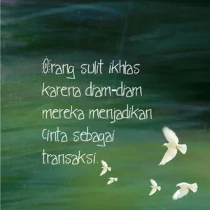 mengenai cinta dan keikhlasan
